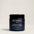 Jar of Humble men Leave-In Curl Defining Cream for long-lasting durable healthy curls, all day hold