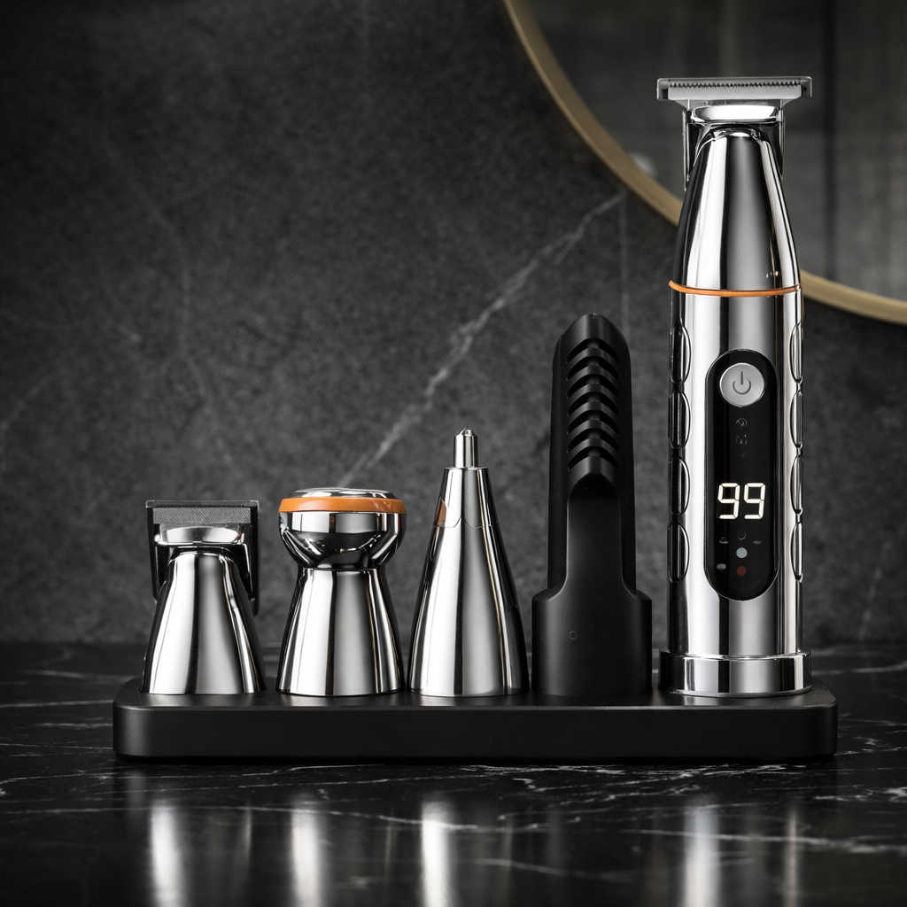 Humble Men all-in-one grooming kit for beard trimming close shaving and daily maintenance