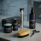 Professional men’s grooming bundle by Humble Men with trimmer shaver and beard care accessories