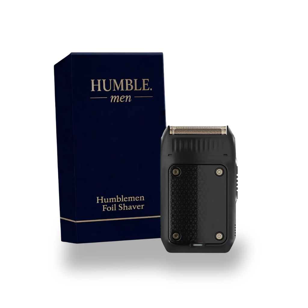 Lightweight Humble Men foil shaver for daily beard maintenance and detail shaving