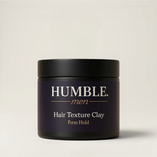 Humble Men hair texture clay for men with strong hold and matte finish styling