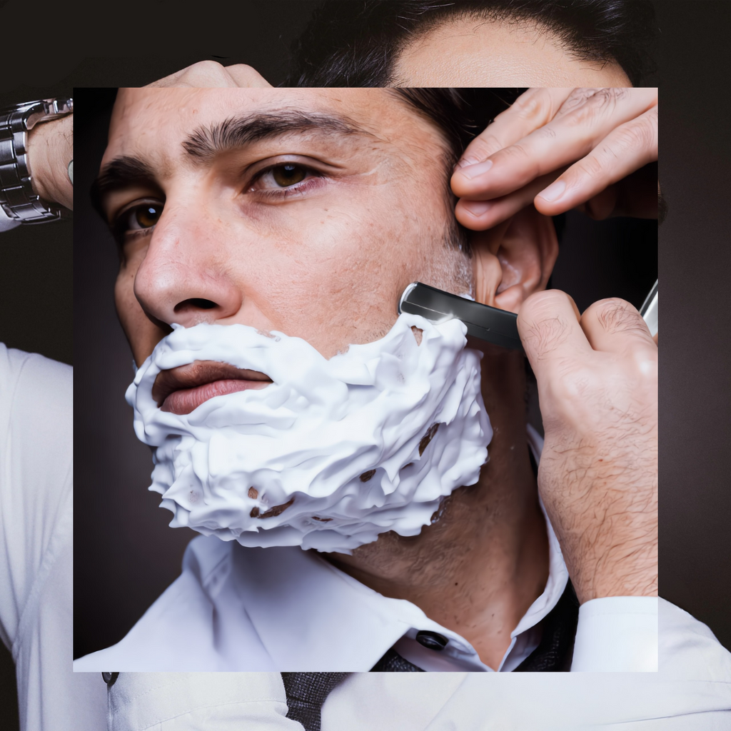 Humble Men straight edge razor for clean beard lines and sharp edges