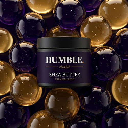 Humble Men Shea Butter for moisturizing hair beard and dry skin
