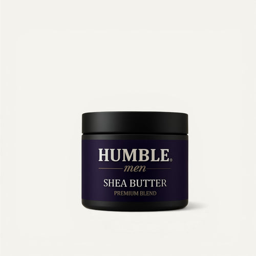 Humble Men Shea Butter Premium Blend jar — moisturizer for men