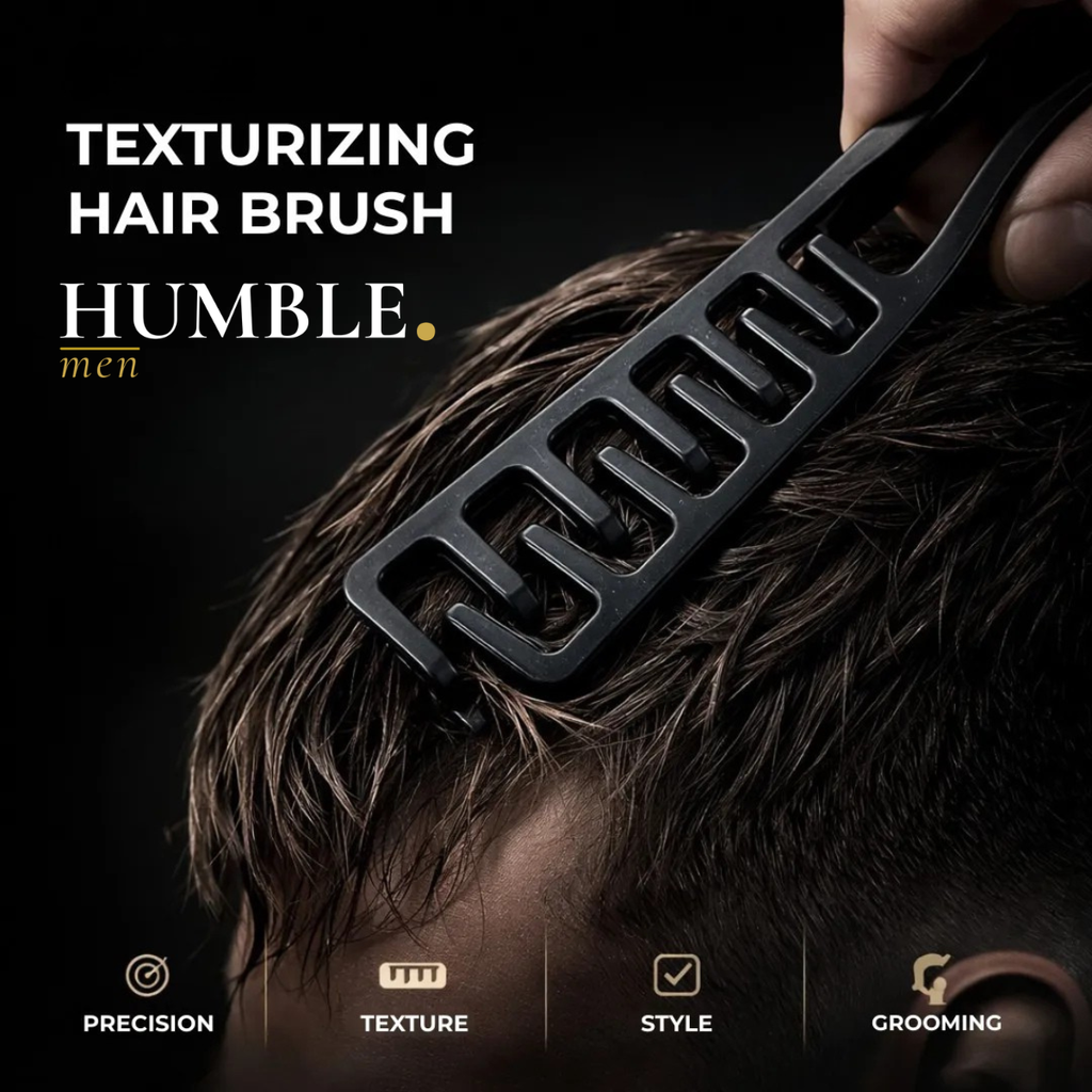 Humble Men wide tooth comb for detangling and volumizing hair styling