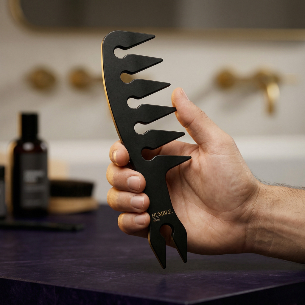 Humble Men texturizing comb for volume root lift and strand separation